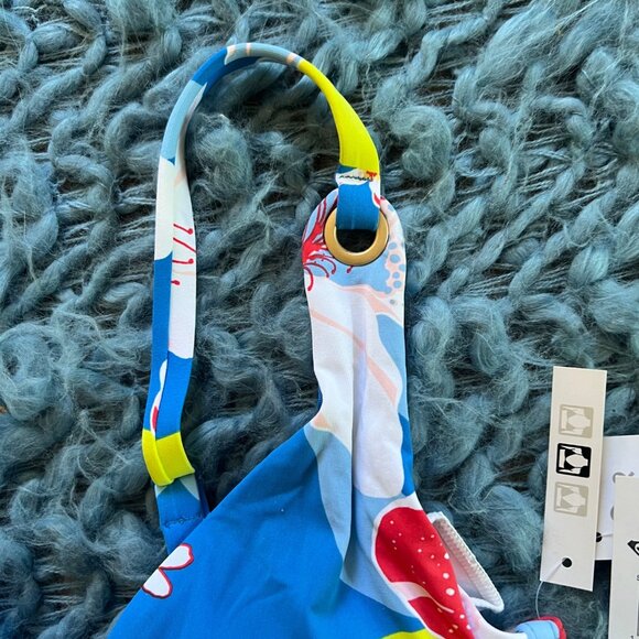 NWT Roxy She Just Shines Underwire D-Cup Bikini Swimsuit Top Size Medium - Picture 4 of 9